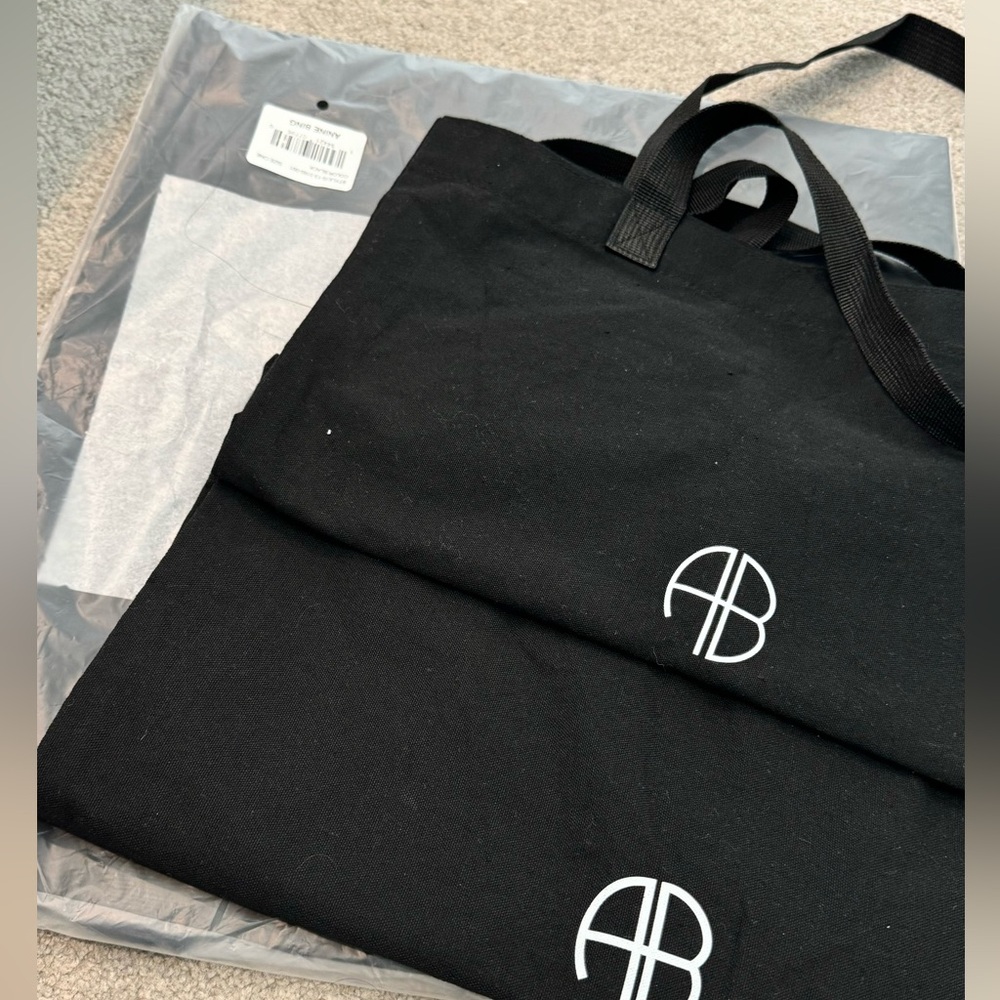 ANINE BING black shopping tote